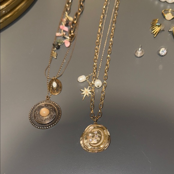 Lot of Kendra Scott free people loft target Boho Gold Jewelry Set - Picture 4 of 8